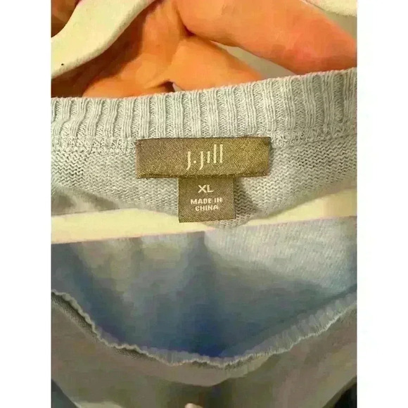 J Jill Baby Blue Lightweight Sweater XL - Picture 3 of 4